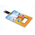 Private Moulds - Credit card shaped pen drive with bottle opener function LWU1008