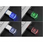 Private Moulds - New push-pull acrylic usb pen drive with LED light LWU1016