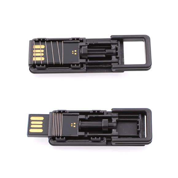 New novelty spring structure usb pen drive LWU1017