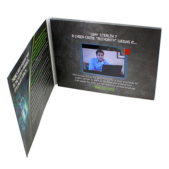Custom video greeting card LWU-EC