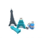 Custom Usb - Custom PVC Eiffel Tower shaped usb pen drive LWU-PC09