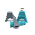 Custom Usb - Custom PVC Eiffel Tower shaped usb pen drive LWU-PC09