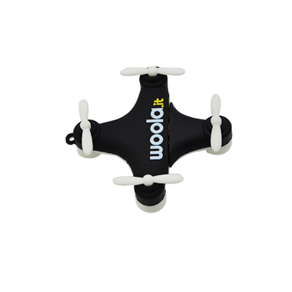 Custom drone shape PVC usb flash drive with company logo LWU924