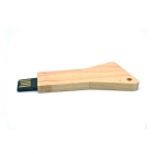 Key Shaped Usb Drives - New eco-friendly triangle wood bamboo key shaped usb pen LWU1037