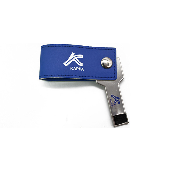New key shaped usb drive with PU leather case LWU774