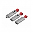 New Arrival - 2019 private mould new unique push & pull metal usb drive LWU1088