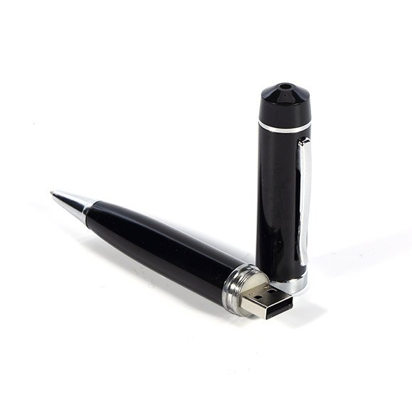 Metal pen shaped usb drive with laser pointer LWU554