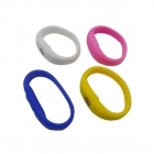 Wristbands Usb Drives - Custom logo printing wristband bracelet usb memory stick LWU140