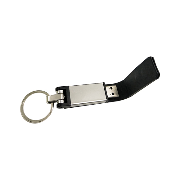 Embossing logo pu or real leather usb drive LWU370