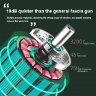 Message Gun - 2021 top quality creative bluetooth speaker muscle fascial massager LWS-6051