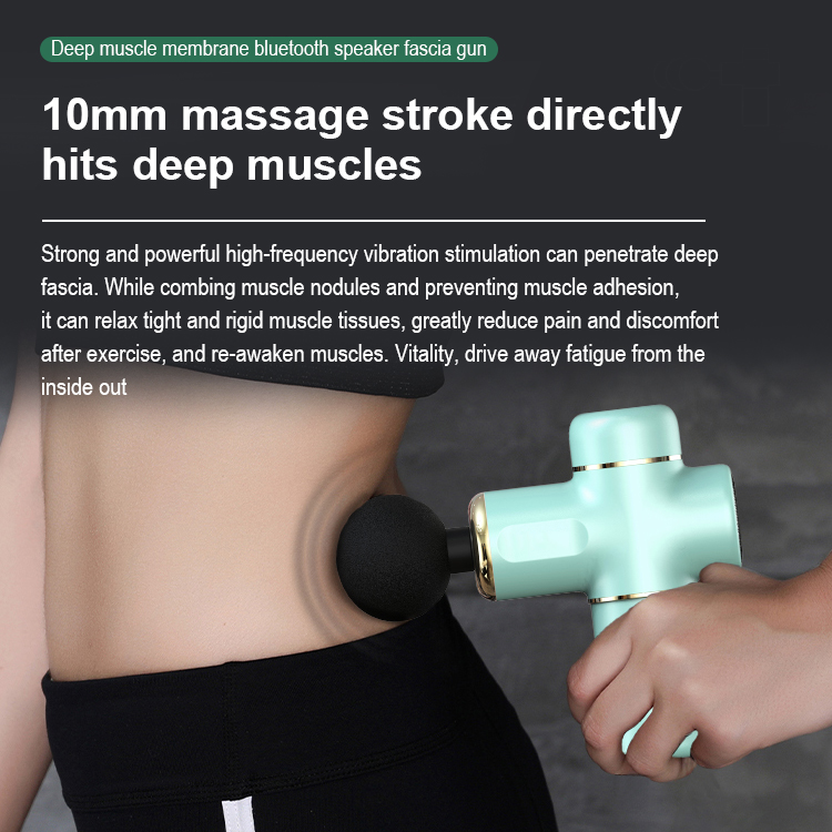 2021 top quality creative bluetooth speaker muscle fascial massager LWS-6051