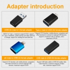 Adapter - 2021 newest usb3.0 usb2.0 usb male to type c female adapter LWU-AD02