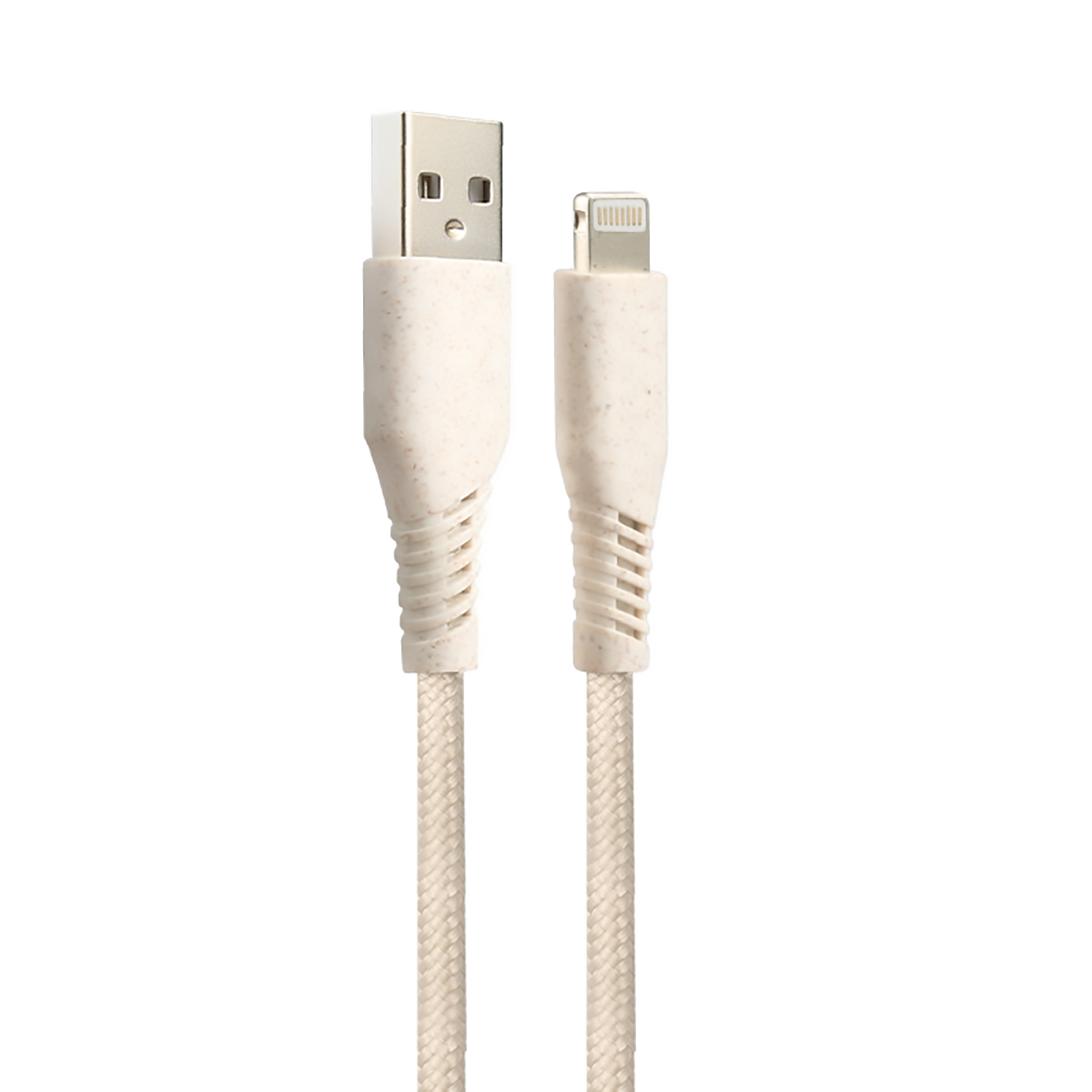 Straw wheat Lighting 8 pin data cable 1m