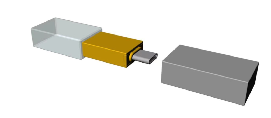 New revolution for USB flash drives: Type-C crystal pendrive innovation in the whole market!