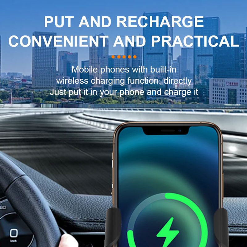 2024 hottest Gravity sensing 10W car wireless charger L-Q12