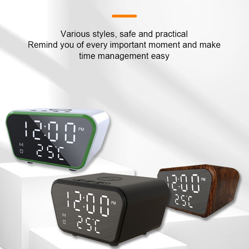 2024 New Clock Alarm Clock Temperature Display Wireless Charging L-SZ-01