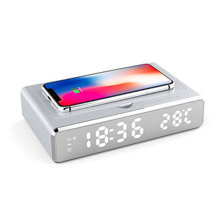Clock Disinfection Box with Wireless Charger LWS-6025