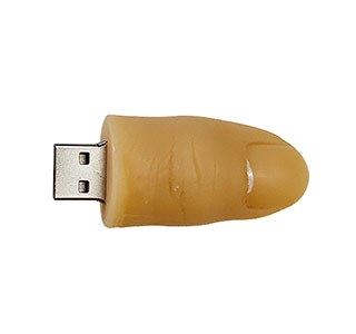 Thumb shaped 128gb flash drive LWU238