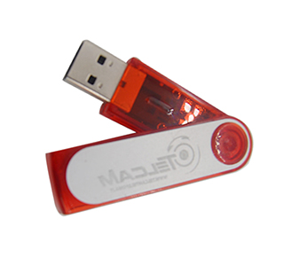 Plastic swivel flash drive LWU144