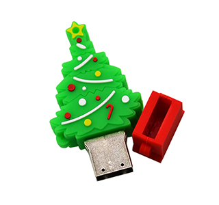 Christmas tree shaped 2gb flash drive LWU804