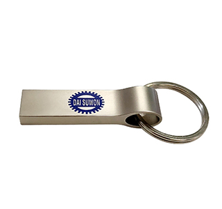 Metal keyring whistle shaped cheap flash drives LWU835