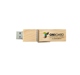 Clip shaped Wooden flash drive LWU898