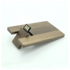 Usb credit card - Eco-friendly bamboo wood credit card shaped usb memory stick LWU552