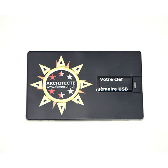 USB 3.0 metal credit card shaped flash drive LWU720