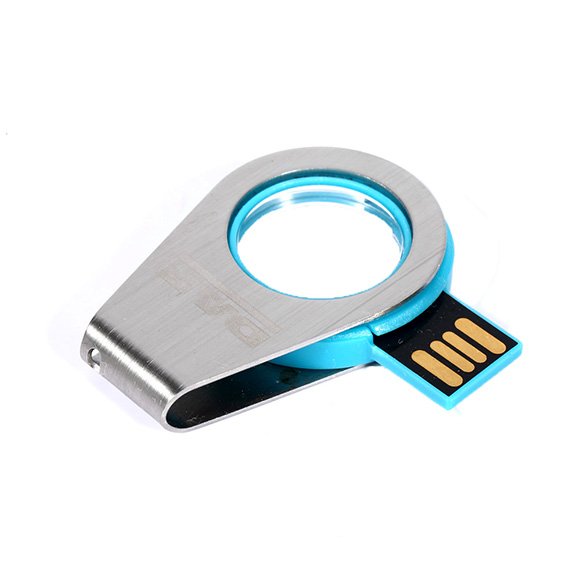 Mini crystal LED light usb pen drive LWU977