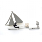 Custom Usb - Custom PVC sailing boat shaped usb LWU-PC05