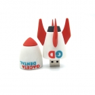 Custom Usb - Custom PVC rocket shaped usb flash drive LWU-PC08