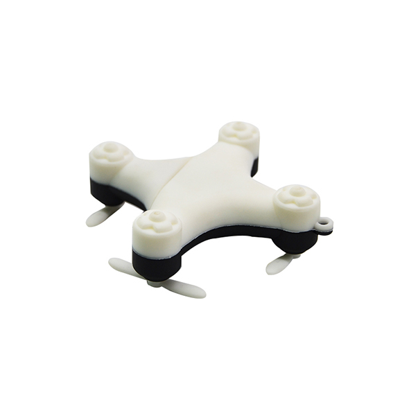 Custom drone shape PVC usb flash drive with company logo LWU924