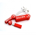Other Customization - Unique one set of gifts, custom PVC usb drive+pvc power bank+pvc cable