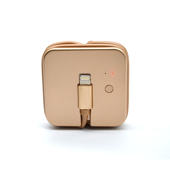 Emergency use 800mah with buit-in cable for iphone power bank UL-N45