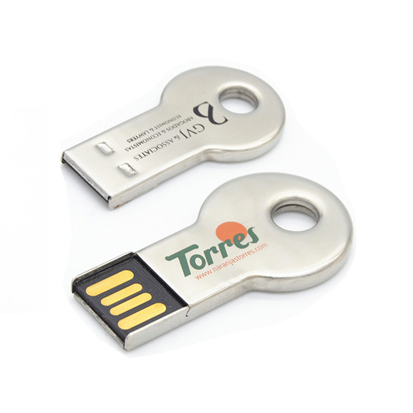 Mini metal key shaped usb pen drive LWU793
