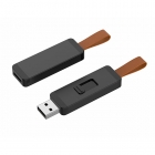 New Arrival - Newest push & pull style usb drive with lanyard LWU1075