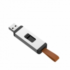 New Arrival - Newest push & pull style usb drive with lanyard LWU1075