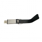 Leather Usb Drives - Embossing logo pu or real leather usb drive LWU370