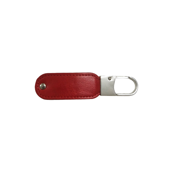 Embossed logo pu leather usb memory stick LWU375