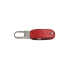 Leather Usb Drives - Embossed logo pu leather usb memory stick LWU375