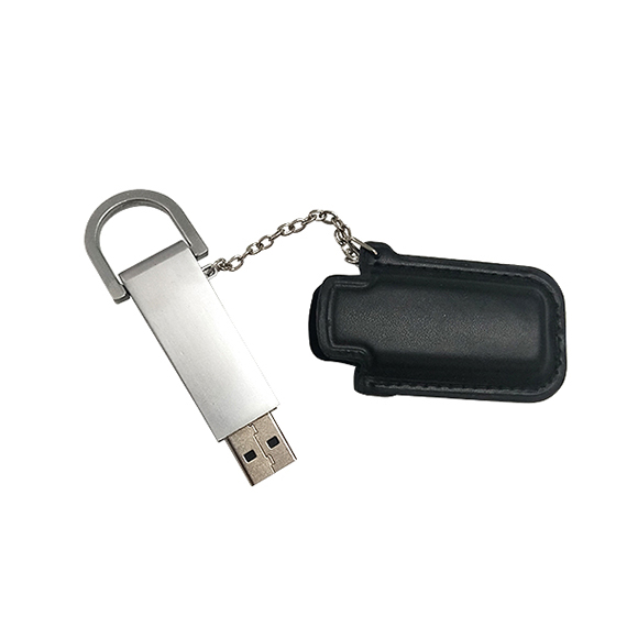 Embossed Logo wholesale bulk cheap leather usb pendrive  LWU209