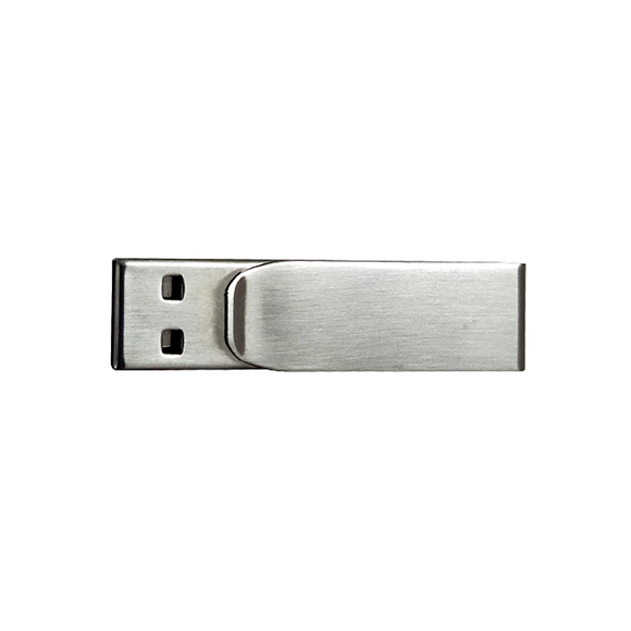 Custom logo clip shaped Metal usb flash drive LW753