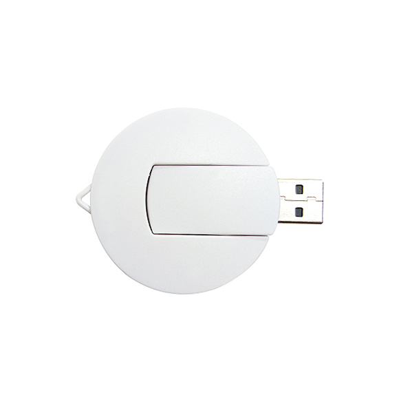 Best custom promotional gift Round shape plastic 16gb usb flash drive LWU801
