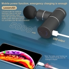 Message Gun - 2021 newest Mini Fascia gun Power Bank 5000mAh LWS-6049