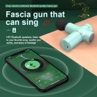 Message Gun - 2021 top quality creative bluetooth speaker muscle fascial massager LWS-6051