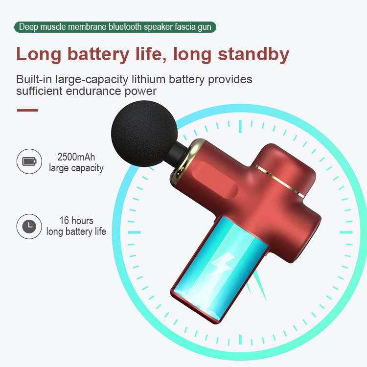 2021 top quality creative bluetooth speaker muscle fascial massager LWS-6051