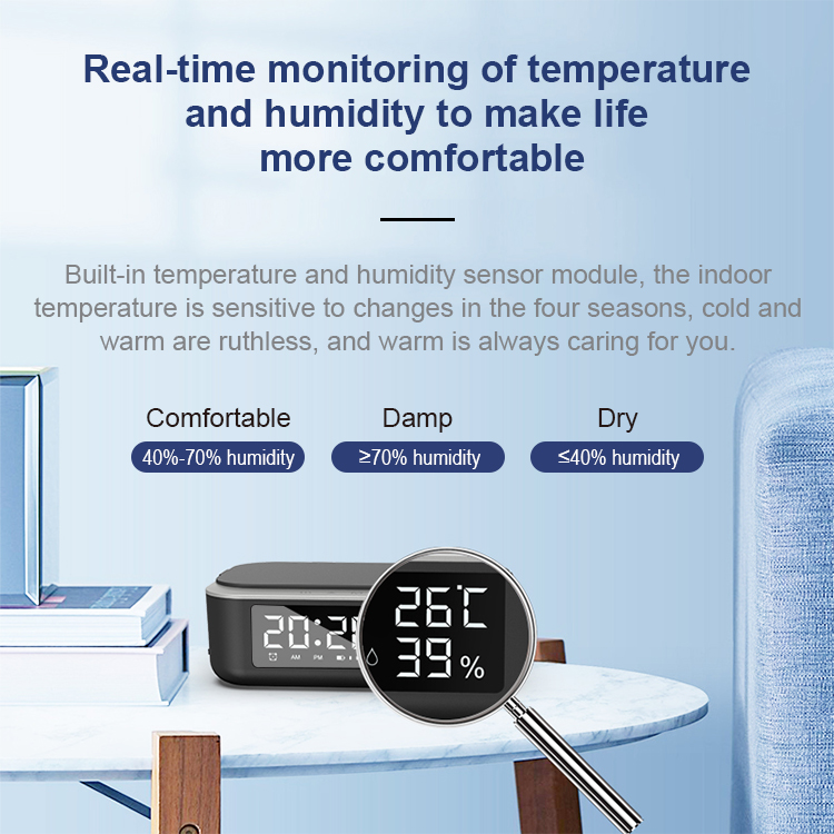 2021 new arrival Alarm clock ultrasonic cleaner LWS-6055