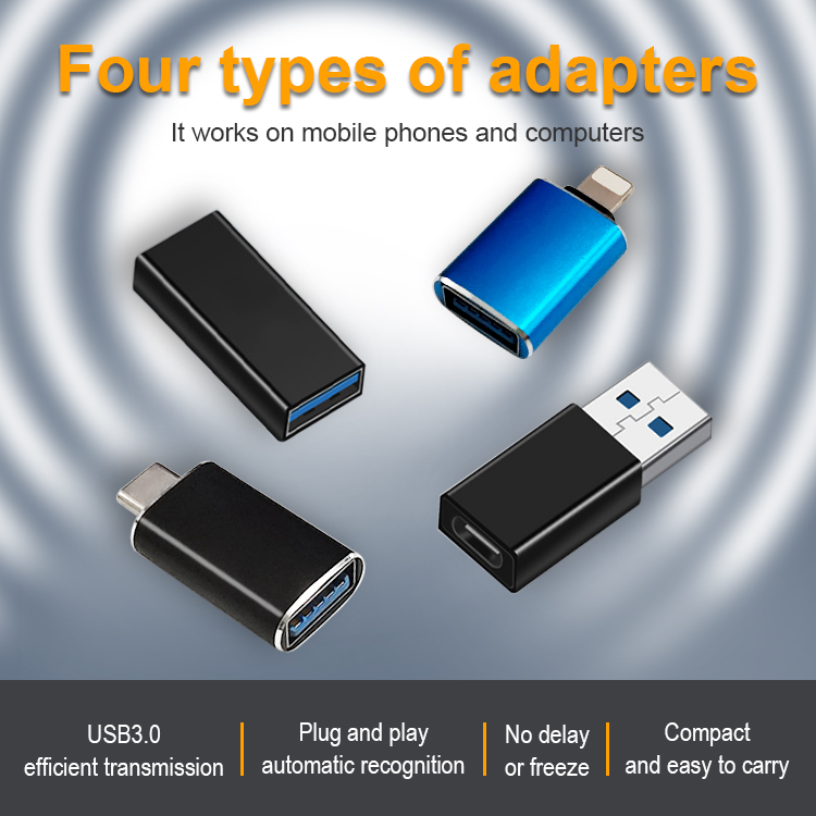 2021 newest usb3.0 usb2.0 usb male to type c female adapter LWU-AD02 2021 newest usb3.0 usb2.0 usb male to type c female adapter LWU-AD02
