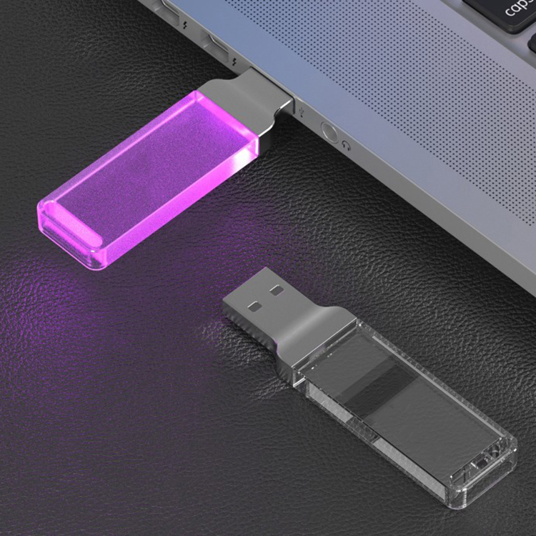 private mould LED light custom logo usb drive LWU1170