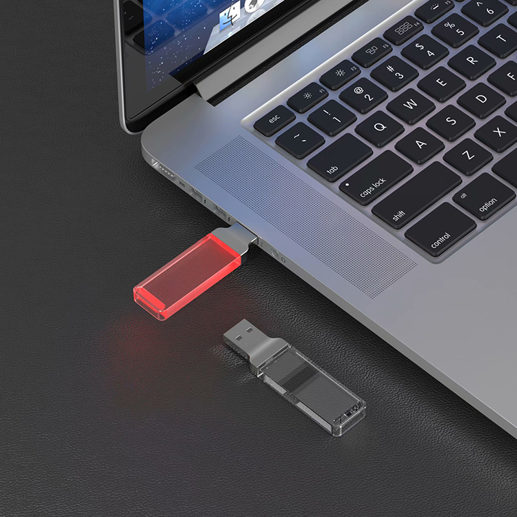 High speed private mould LED light custom logo usb drive LWU1170